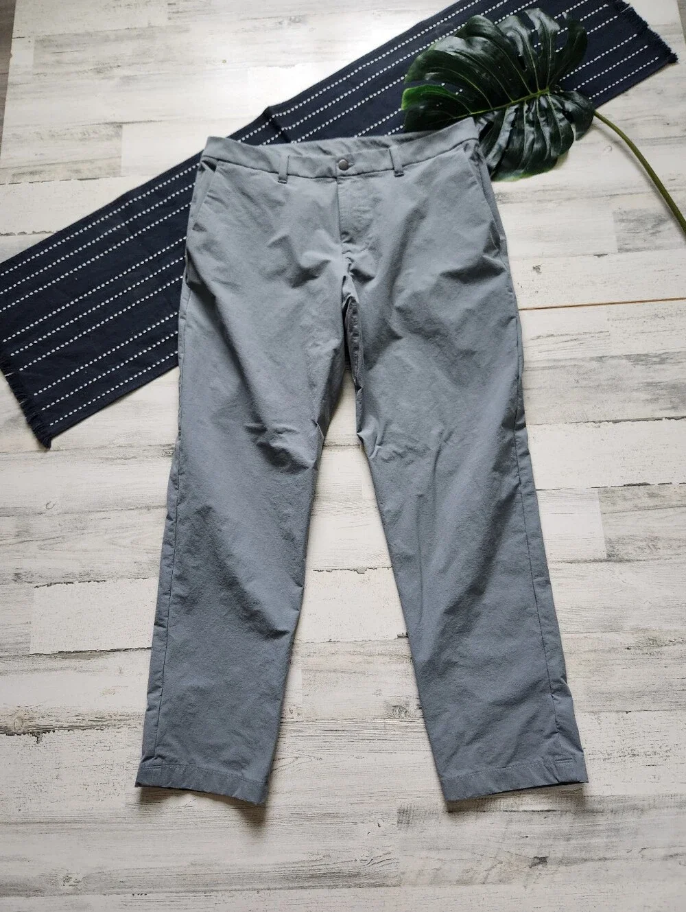 Lululemon ABC Classic Fit Trouser Pants Stretch Cotton VersaTwill Belgian Blue36
